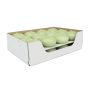 Bougies flottantes ORNELLA, 24 pièces, vert pastel, 2,8cm, Ø4,5cm, 4h