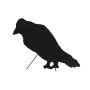 Élément décoratif d'Halloween: silhouette de corbeau SPOOKY CROW, noir, 63cm