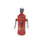 Élément décoratif d'Halloween: bouche d'incendie SPRINKY avec tête de mort, rire effrayant, fonction de mouvement, LED, 28cm