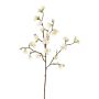 Branche décorative de pommier en fleurs SADAKA, crème, 70cm, Ø3-4cm