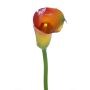 Fleur artificielle Calla CHIDORA, orange-jaune, 55cm, 5x6cm