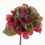 Hortensia en plastique CHIDORI, rouge-vert, 30cm, Ø13cm