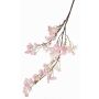 Branche décorative de cerisier DJUNA, en fleurs, rose, 135cm