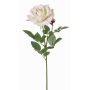 Rose en tissu JANINE, rose tendre, 70cm, Ø12cm