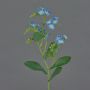 Fleur artificielle Myosotis ESTHER, bleu clair, 35cm, Ø2cm