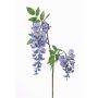 Branche de glycine décorative NEZUMI, fleurs, bleu, 105cm