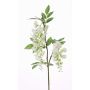 Branche de glycine décorative NEZUMI, fleurs, blanc, 105cm
