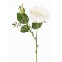 Rosier artificiel JUDY, crème, 40cm, Ø9cm