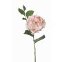 Hortensia en tissu ASUKA, rose, 80cm, Ø15cm