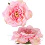 Fleur de rose décorative SASKIA, flottante, rose, 5cm, Ø15cm