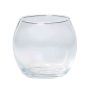 Porte-bougie TOBI OCEAN, boule/rond, transparent, 6,5cm, Ø6cm/Ø8cm