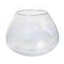 Verre à bougie JOY, boule/rond, transparent, 25cm, Ø18cm/Ø32cm