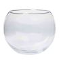 Verre à bougie TOBI OCEAN, boule/rond, transparent, 17,5cm, Ø15cm/Ø19cm