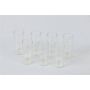 Tubes à essai HAKEM pour suspension, transparents, 6cm, Ø2,5cm