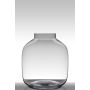 Vase rond en verre GEORGIA EARTH, transparent, 43cm, Ø38cm