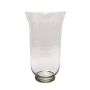 Bougeoir de table LEA EARTH sur pied, cylindre/rond, transparent, 38cm, Ø21,5cm