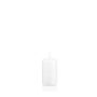 Bougie votive / bougie cylindrique MAEVA, blanc, 8cm, Ø4cm, 12h - Made in Germany