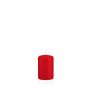 Bougie votive / bougie cylindrique MAEVA, rouge, 8cm, Ø5cm, 18h - Made in Germany