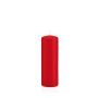 Bougie votive / bougie cylindrique MAEVA, rouge, 15cm, Ø5cm, 37h - Made in Germany