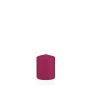 Bougie votive / bougie cylindrique MAEVA, magenta, 8cm, Ø6cm, 29h - Made in Germany