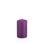 Bougie votive / bougie cylindrique MAEVA, violet, 12cm, Ø6cm, 40h - Made in Germany