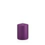 Bougie votive / bougie cylindrique MAEVA, violet, 10cm, Ø7cm, 42h - Made in Germany