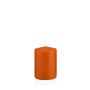 Bougie votive / bougie cylindrique MAEVA, orange, 10cm, Ø7cm, 42h - Made in Germany