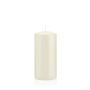 Bougie votive / bougie cylindrique MAEVA, ivoire, 15cm, Ø7cm, 63h - Made in Germany