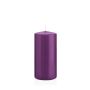Bougie votive / bougie cylindrique MAEVA, violet, 15cm, Ø7cm, 63h - Made in Germany