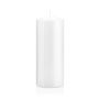 Bougie votive / bougie cylindrique MAEVA, blanc, 20cm, Ø8cm, 119h - Made in Germany