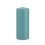 Bougie votive / bougie cylindrique MAEVA, turquoise, 20cm, Ø8cm, 119h - Made in Germany
