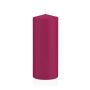Bougie votive / bougie cylindrique MAEVA, magenta, 20cm, Ø8cm, 119h - Made in Germany