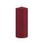 Bougie votive / bougie cylindrique MAEVA, bordeaux, 20cm, Ø8cm, 119h - Made in Germany
