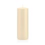 Bougie votive / bougie cylindrique MAEVA, crème, 20cm, Ø7cm, 103h - Made in Germany