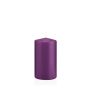 Bougie votive / bougie cylindrique MAEVA, violet, 13cm, Ø7cm, 52h - Made in Germany
