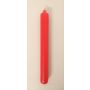 Bougie chandelle / bougie de table CHARLOTTE, rouge, 18,5cm, Ø2,1cm, 6,5h - Made in Germany