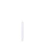 Bougie chandelle CHARLOTTE, blanc, 18,5cm, Ø2,1cm, 6,5h - Made in Germany