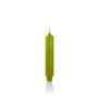Bougie classique / bougie de ménage ARIETTA, verte, 16,4cm, Ø2,8cm, 6h - Made in Germany