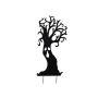 Élément décoratif d'Halloween: silhouette d'arbre SPOOKY TREE, métal, noir, 150cm