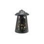 Élément décoratif d'Halloween: lanterne / lampe COSMO avec porte-bougie, maison hantée, 23cm