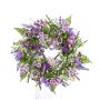 Couronne d'été décorative FEDORA, lavande, Lathyrus, lilas, Ø30cm