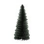 Grand sapin de Noël en papier vert foncé TOFA, 160cm