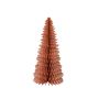 Grand sapin de Noël en papier rose clair TOFA, 130cm