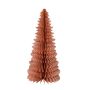Grand sapin de Noël en papier rose clair TOFA, 160cm