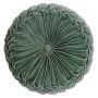 Coussin rond / Pouf BELLONA, vert-gris, 10x40cm