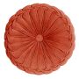Coussin rond / Pouf BELLONA, orange saumon, 10x40cm