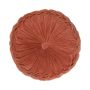 Coussin rond / Pouf BELLONA, rose saumon, 10x40cm