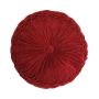 Coussin rond / Pouf BELLONA, rouge vin, 10x40cm