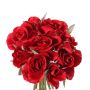 Bouquet de roses artificielles ROSILA, rouge, 20cm, Ø15cm