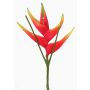 Héliconia artificielle TOMKE, rouge-vert, 80cm, Ø18cm